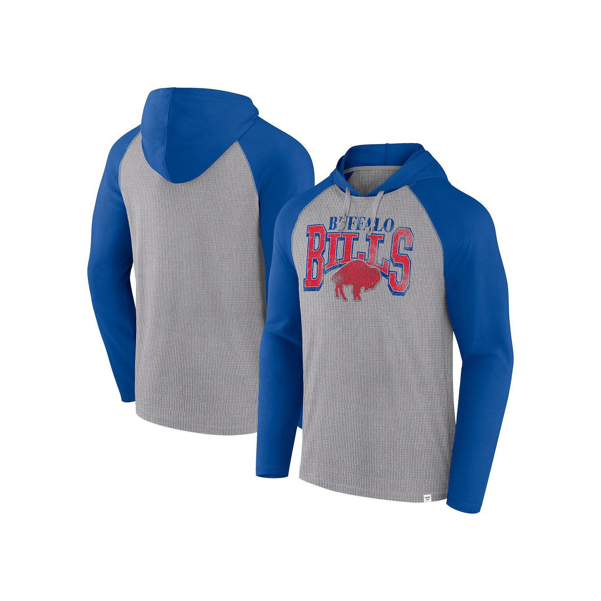 Men's Fanatics Gray/Black Jacksonville Jaguars Under Center Long Sleeve Hoodie T-Shirt, Size: Medium, Grey Product Image