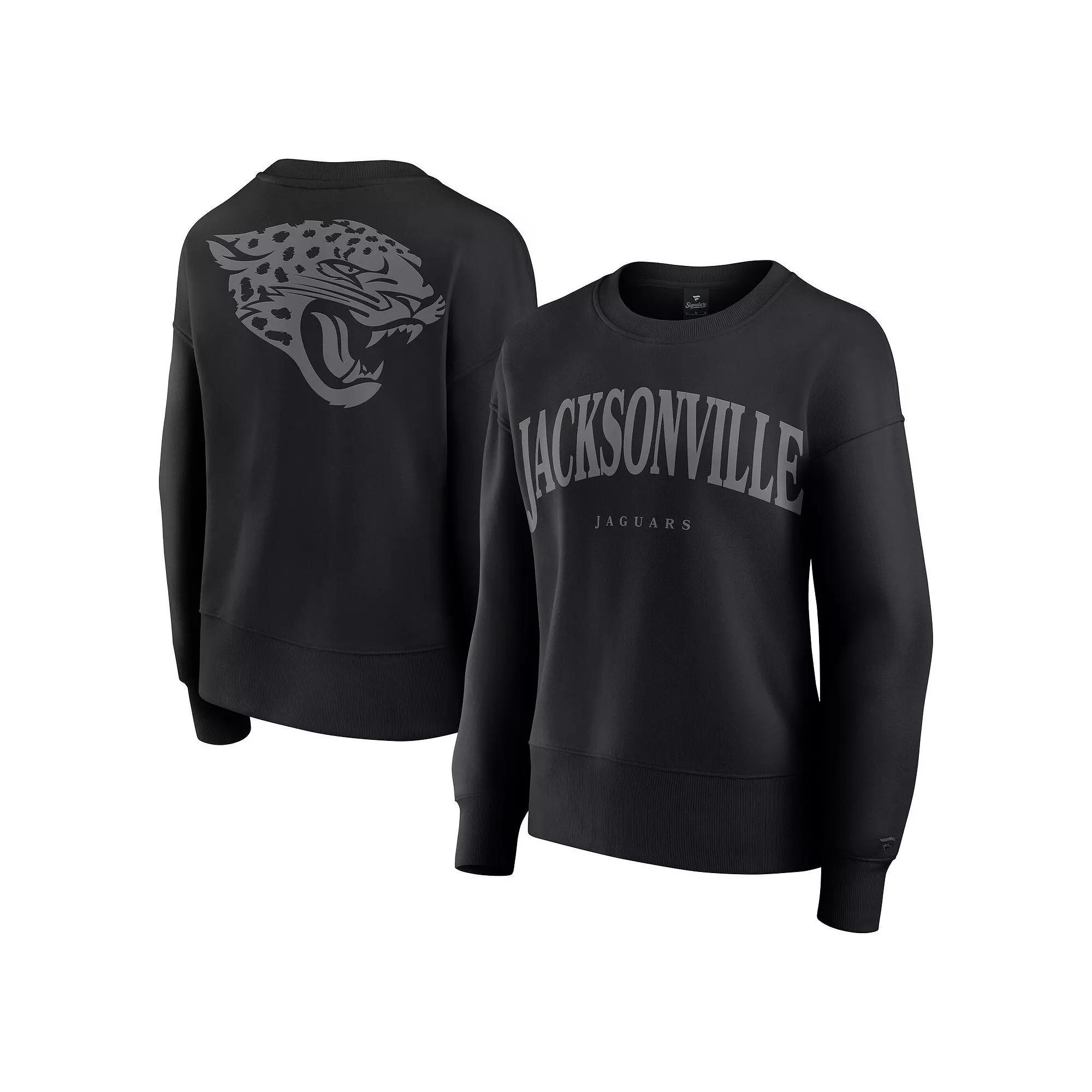 Women's Fanatics  Black Jacksonville Jaguars Elements Pullover Sweatshirt, Size: 2XL Product Image