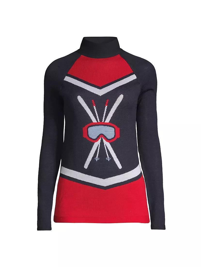 Mock Turtleneck Ski Sweater Product Image