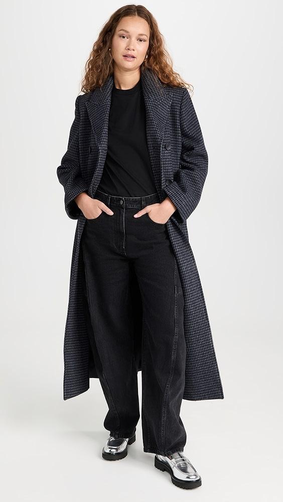 Tibi Black Denim Sid Jeans | Shopbop Product Image