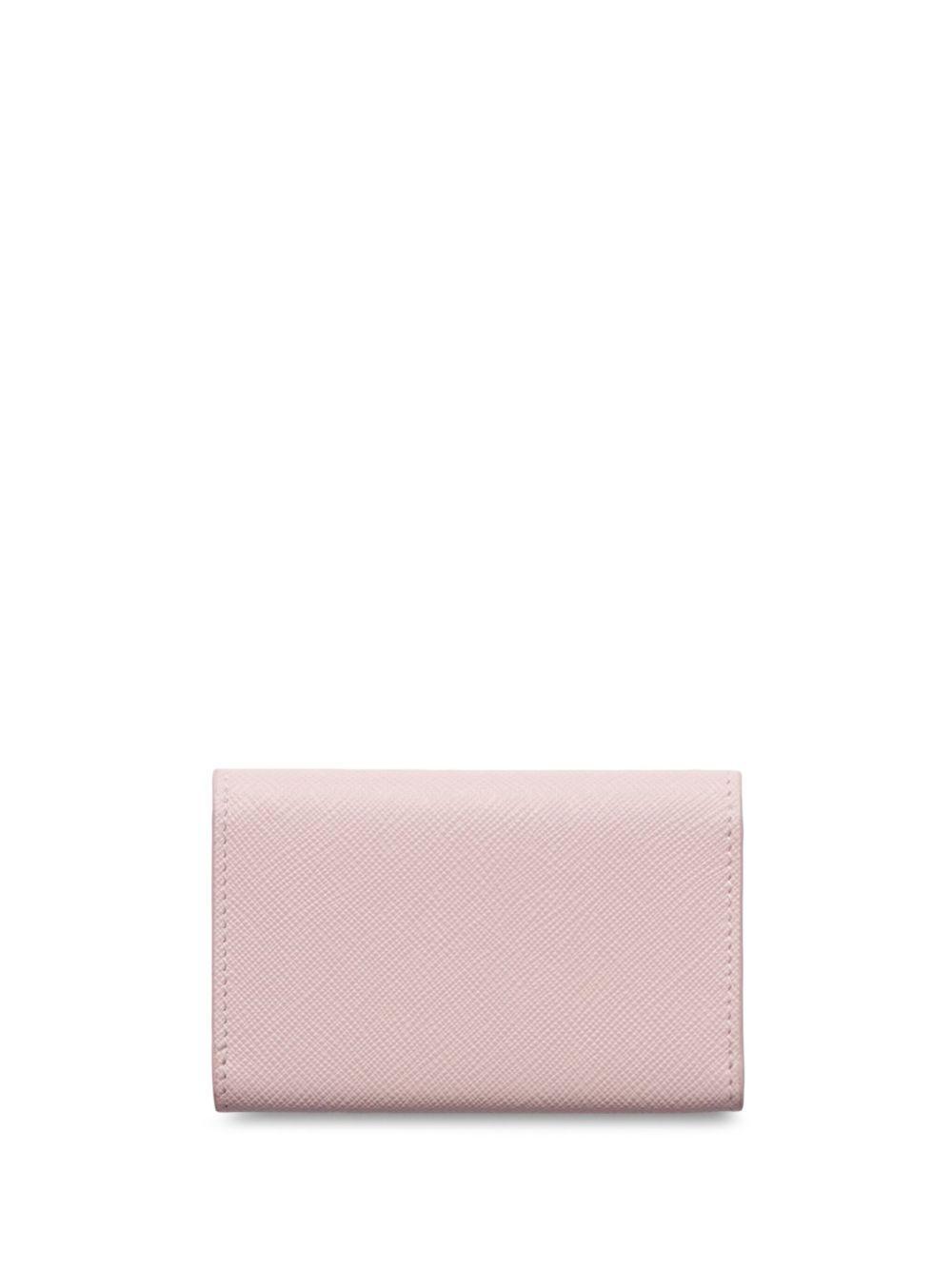 triangle-logo leather cardholder Product Image