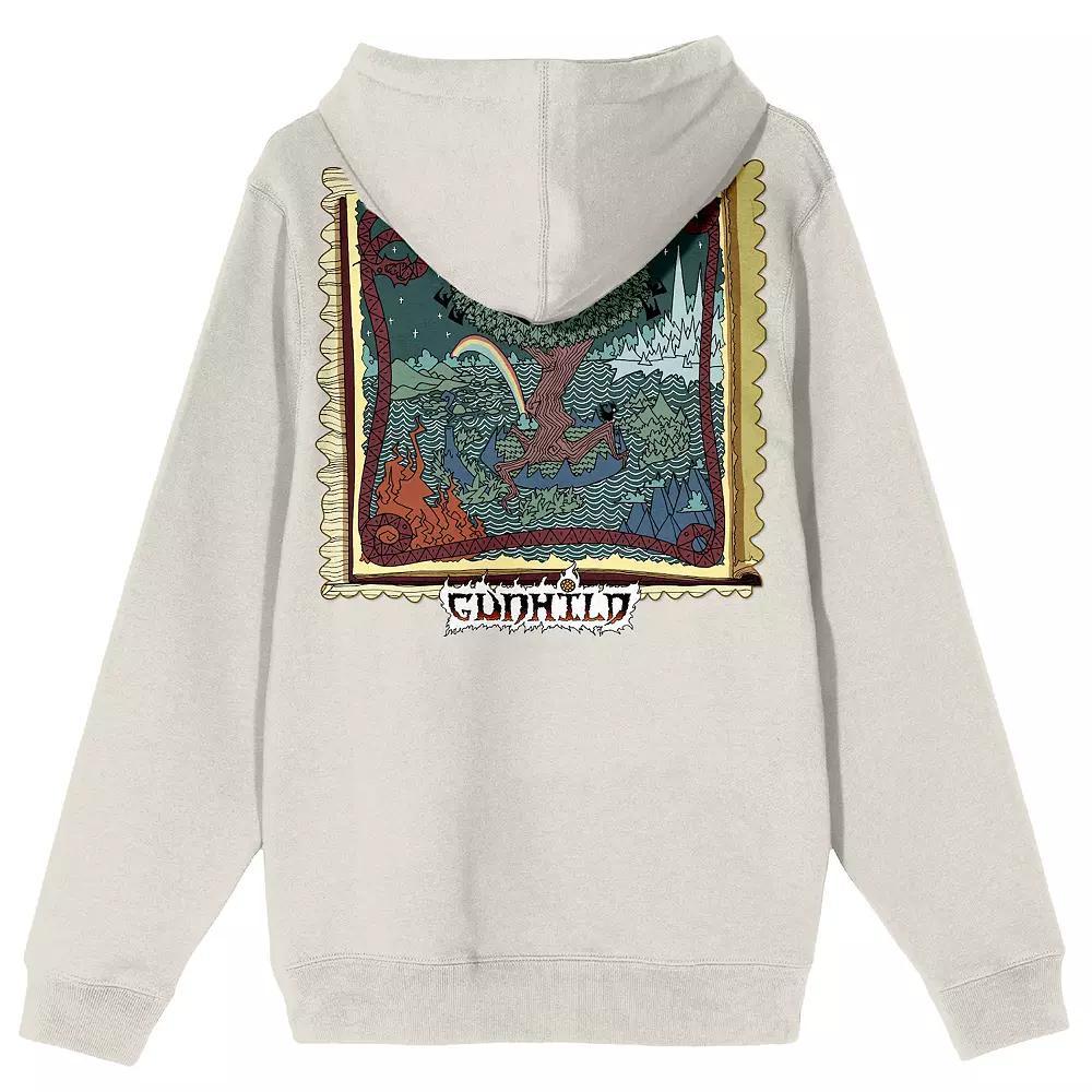 Men's Gunhild Book With Tree Tapestry Graphic Hoodie, Size: XXL, Green Product Image