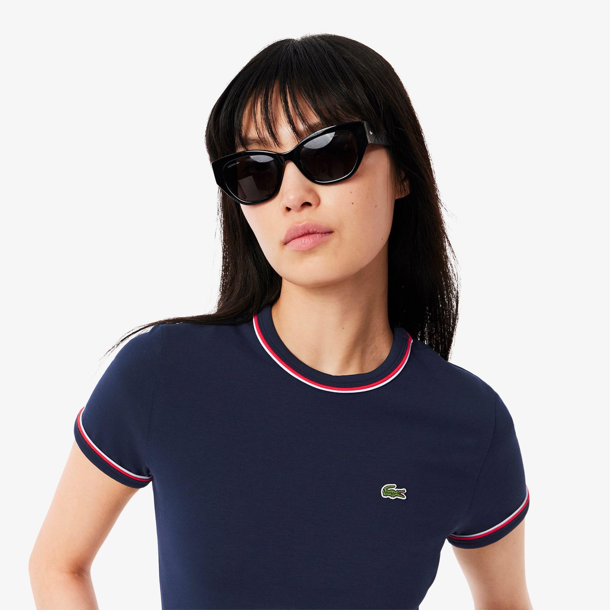 Women's Contrast Accent Jersey T-Shirt Product Image