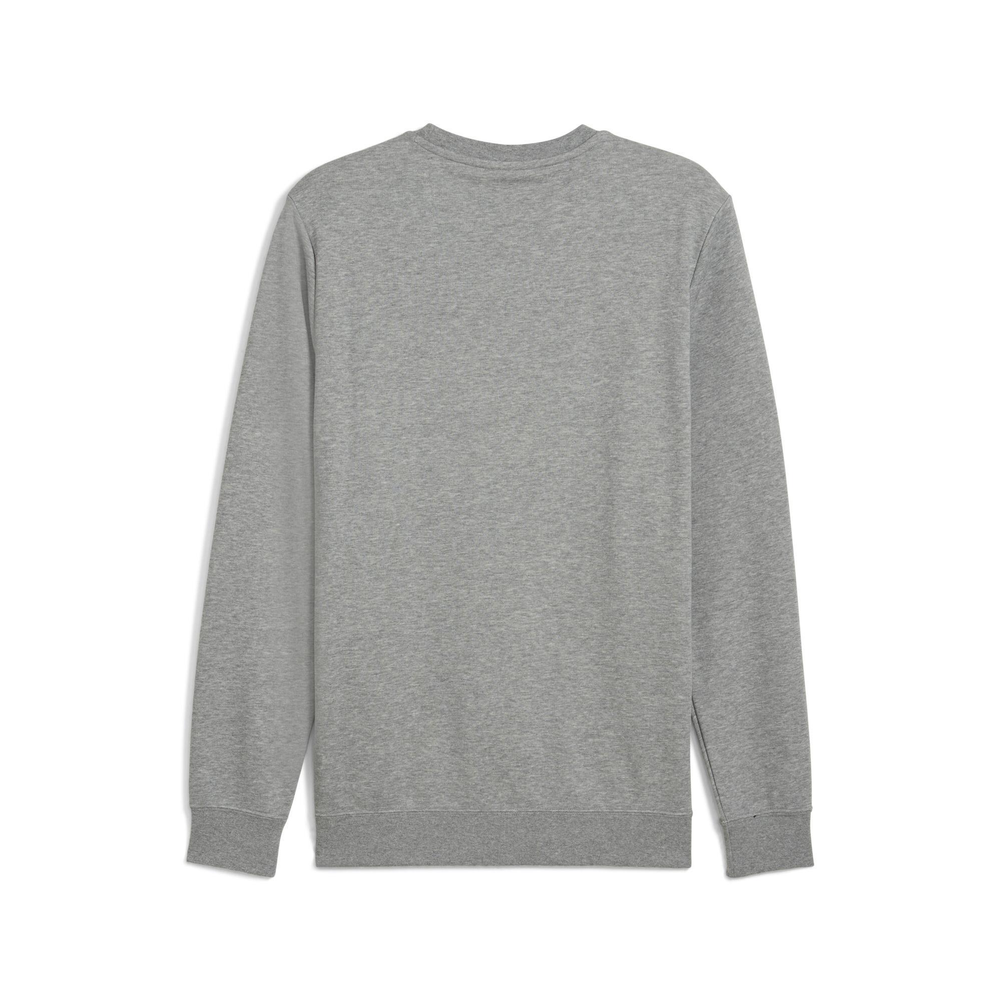 PUMA Essentials Men's Crew Neck Sweatshirt in Grey Product Image