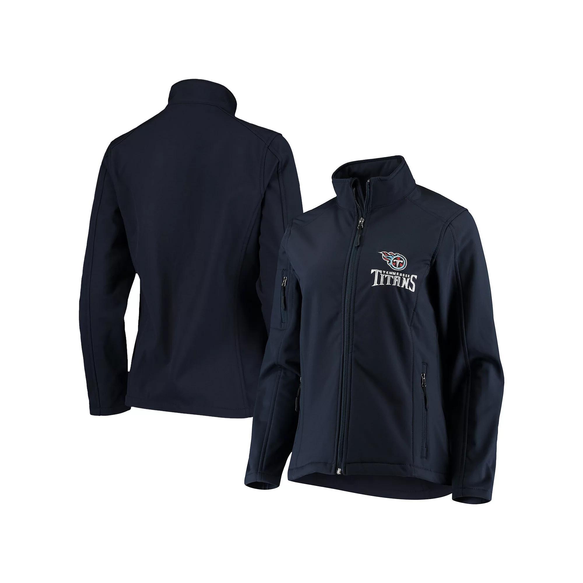 Womens Tennessee Titans Full-Zip Sonoma Softshell Jacket Blue Product Image
