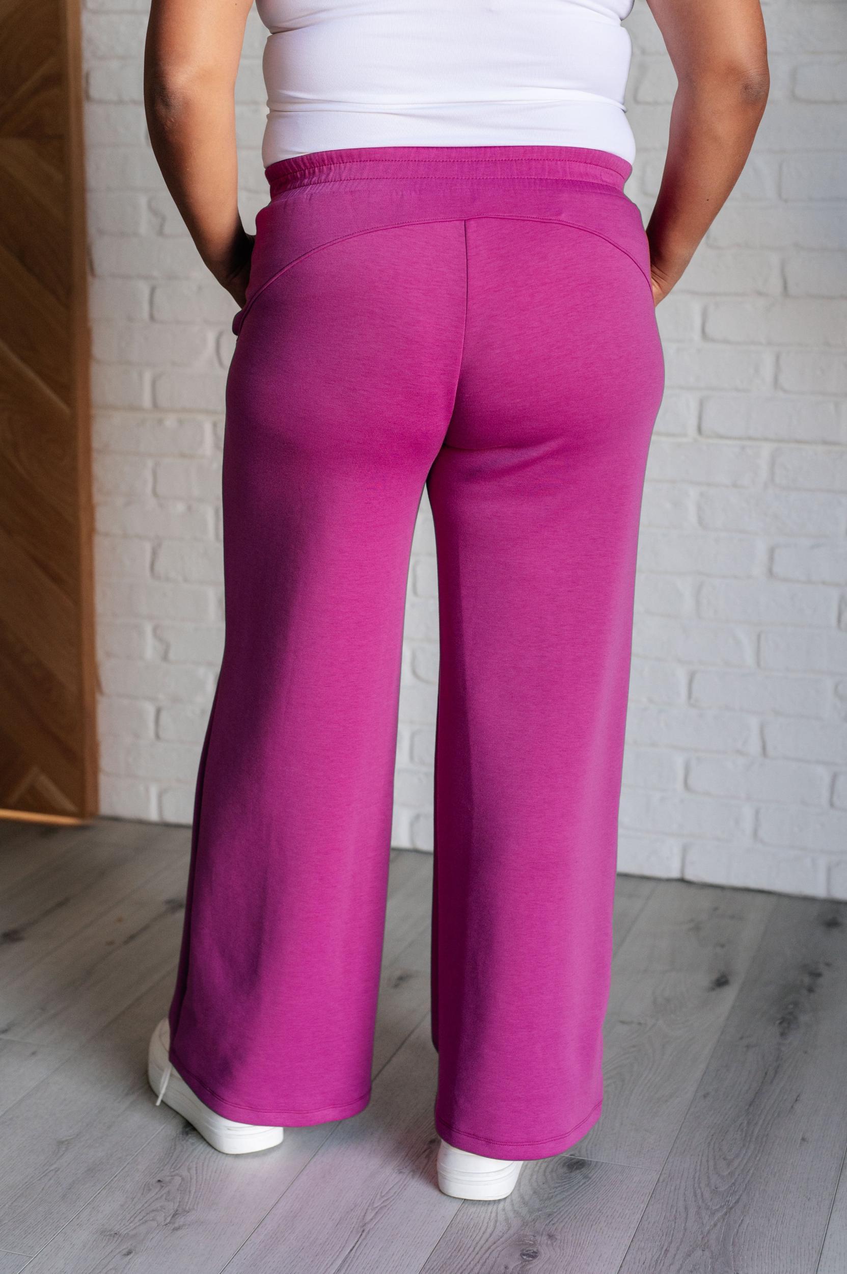 Center Seam Scuba Joggers in Heather Grey (Online Exclusive) Product Image
