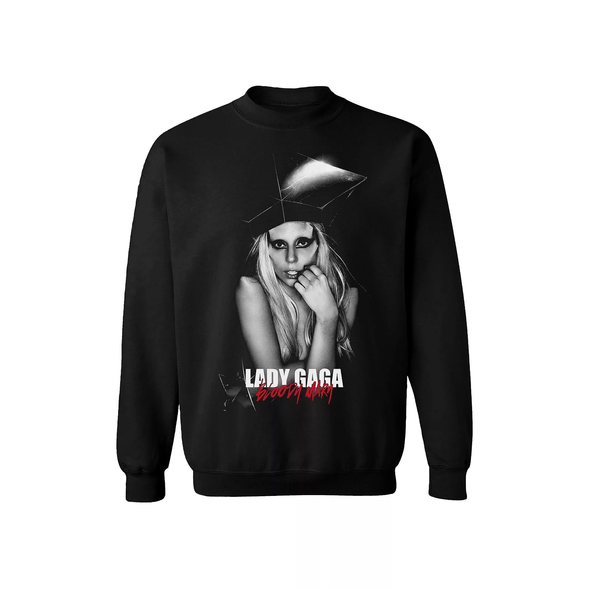 Men's Lady Gaga Bloody Mary Black Sweatshirt, Size: Small Product Image