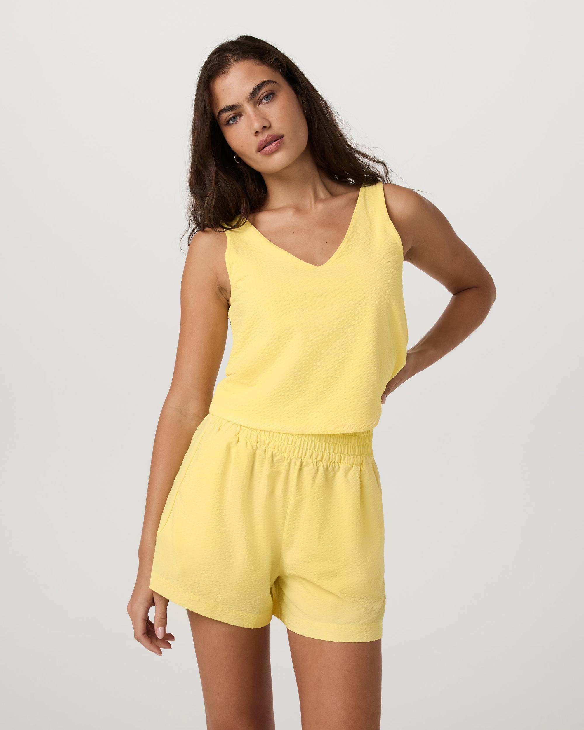 Villa Textured Crop Tank Product Image