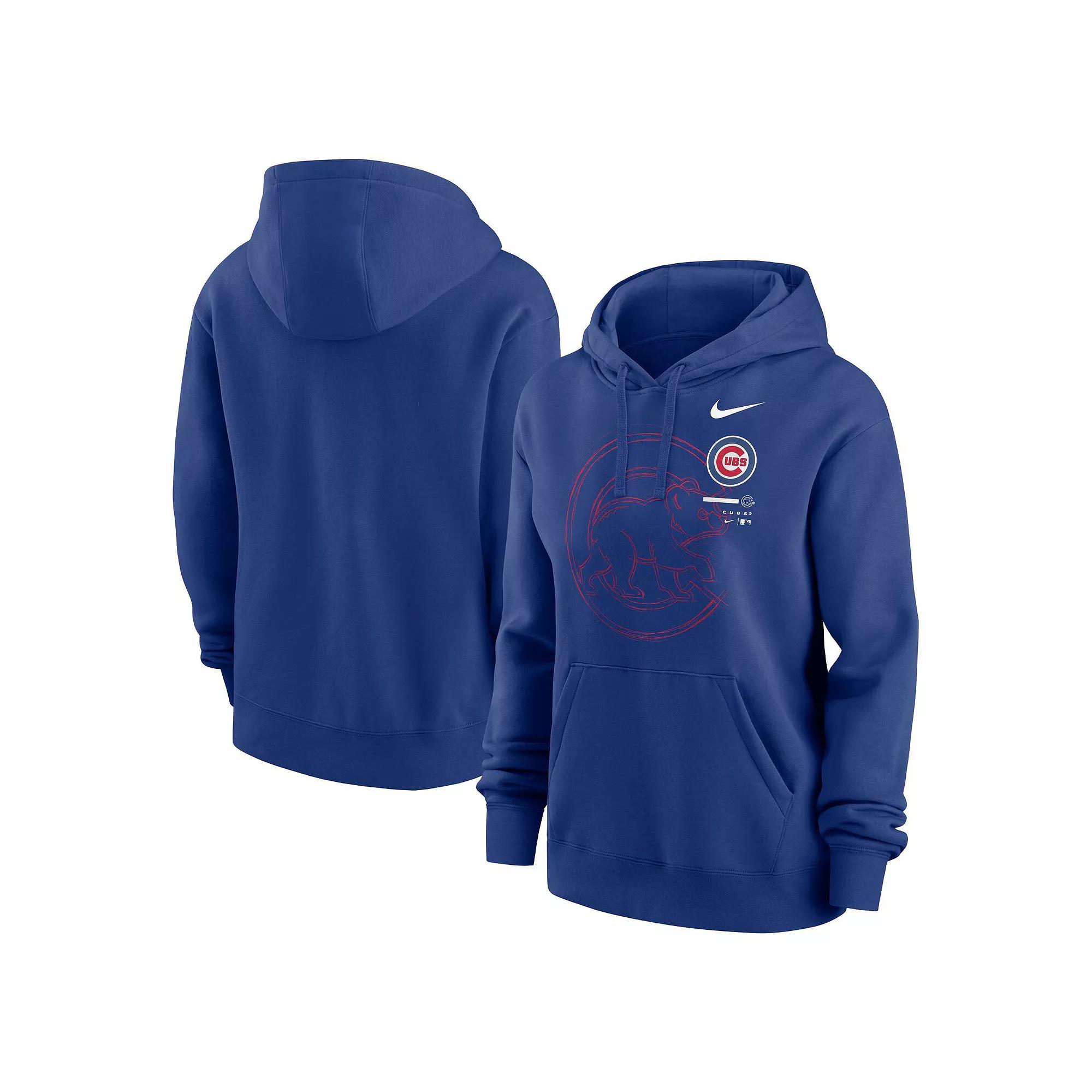 Women's Nike Royal Chicago Cubs Big Game Pullover Hoodie, Size: XS, Blue Product Image