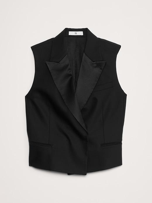 Barathea Italian Wool Tuxedo Vest Product Image