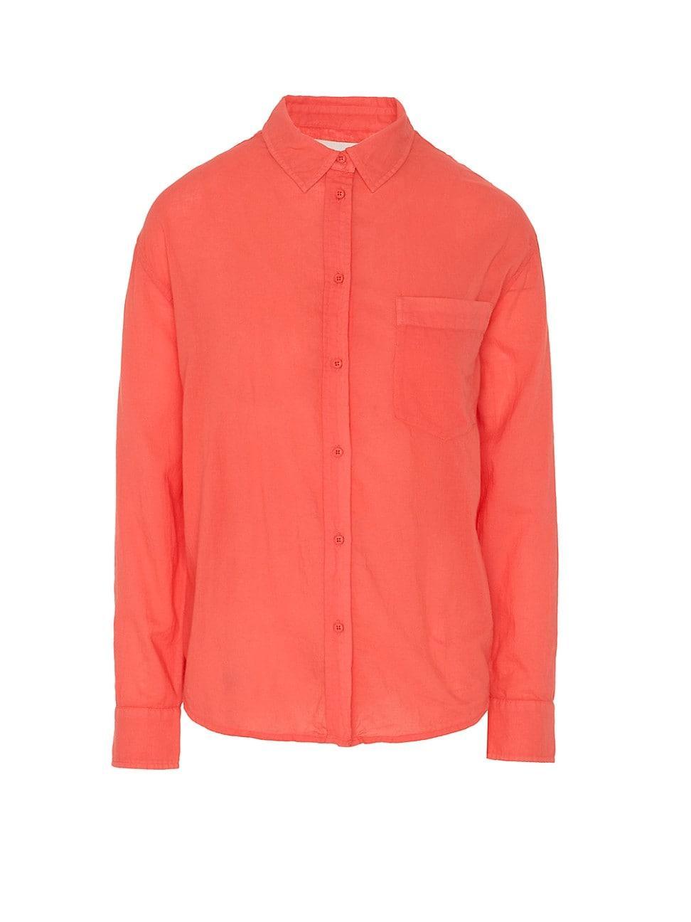Womens Pima Cotton Voile Shirt Product Image