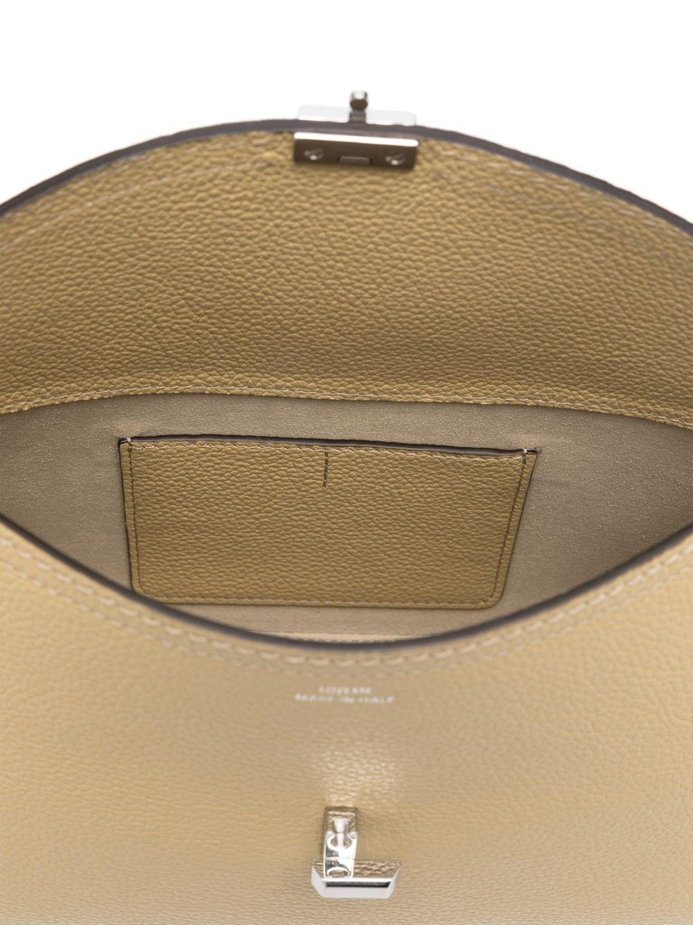 T-Lock leather clutch bag Product Image