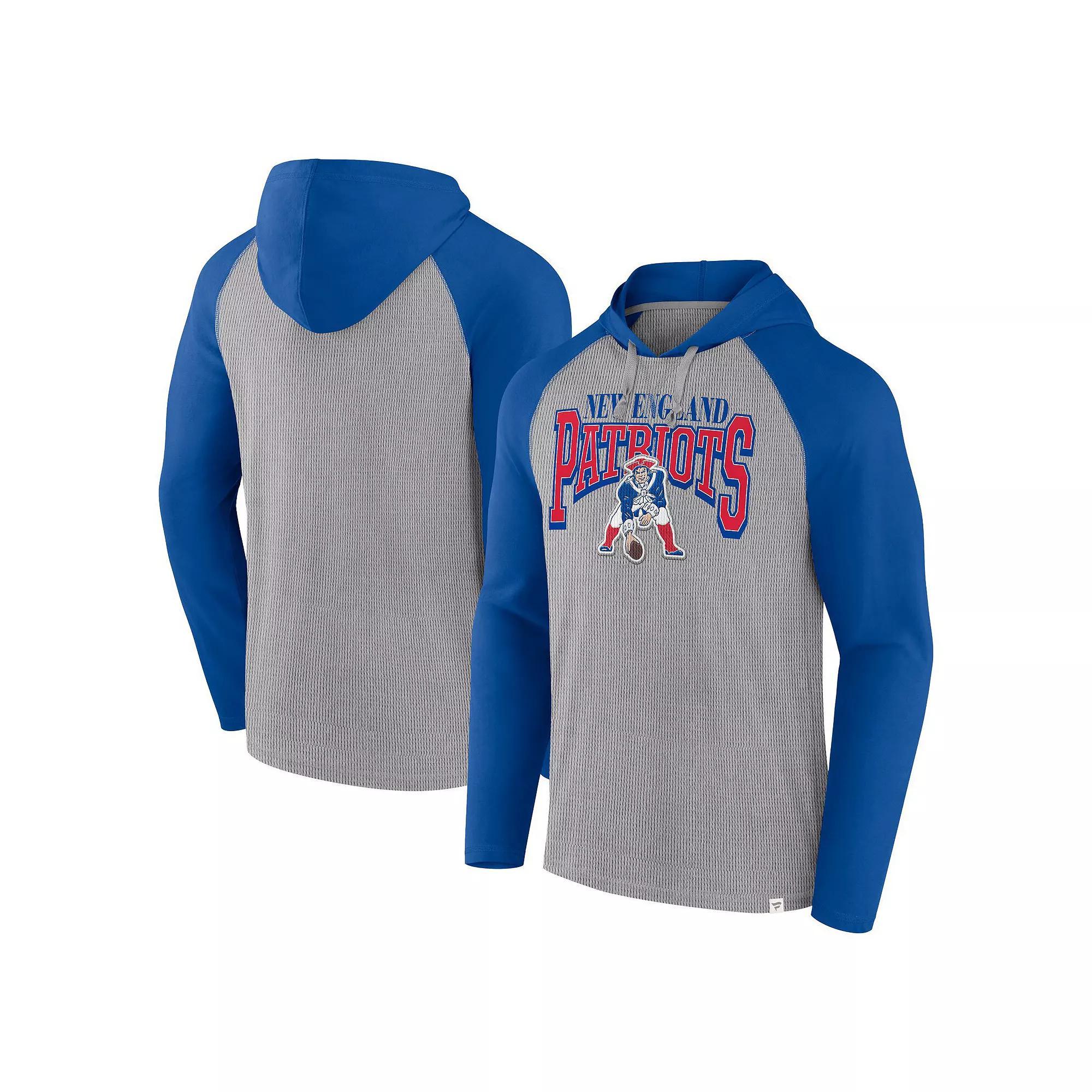 Men's Fanatics Gray/Black Jacksonville Jaguars Under Center Long Sleeve Hoodie T-Shirt, Size: Medium, Grey Product Image