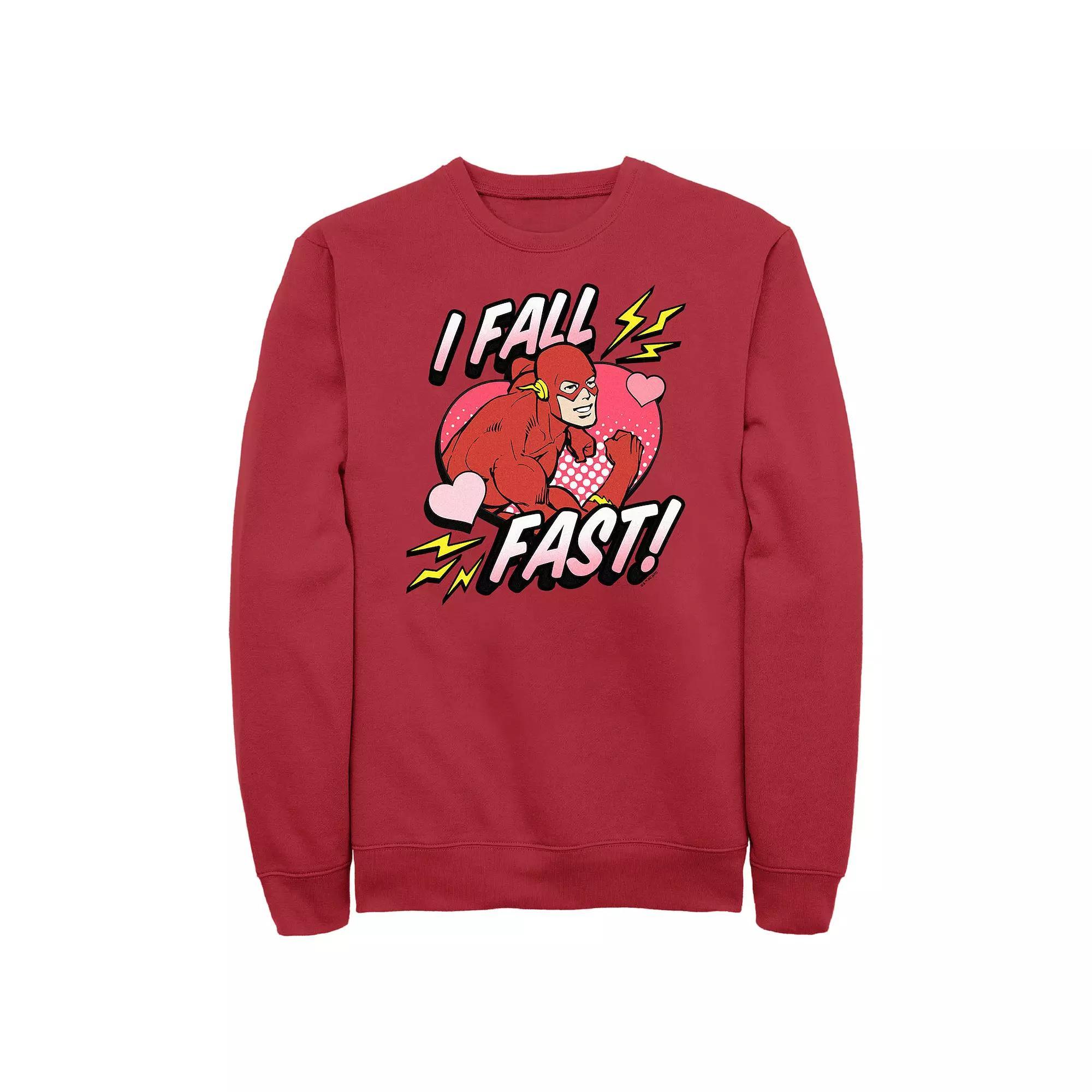 Men's Flash I Fall Fast Graphic Fleece, Size: XL, Red Product Image