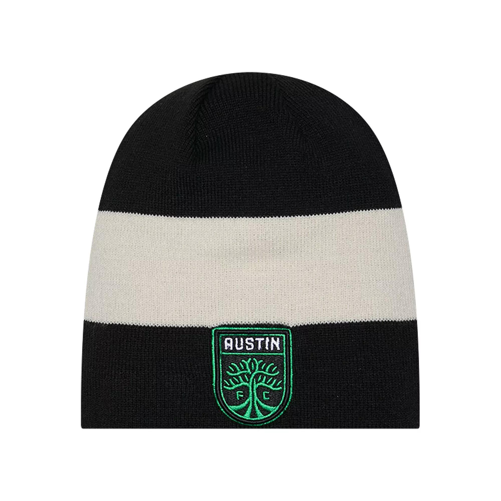 Men's New Era Black Austin FC 2024 Kick Off Collection Knit Beanie, Afc Black Product Image
