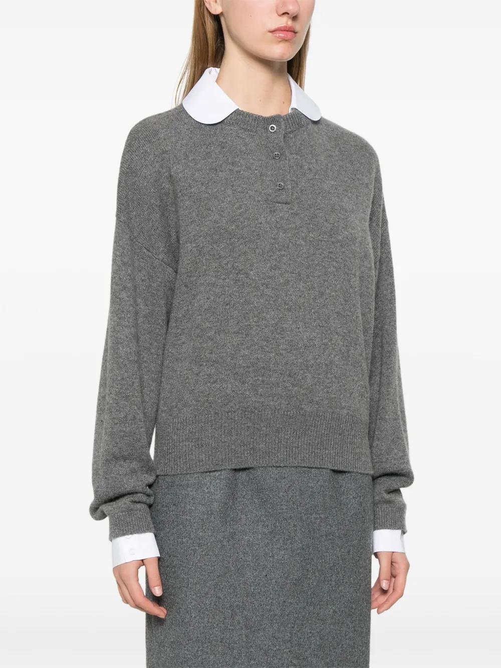 detachable-collar sweater Product Image