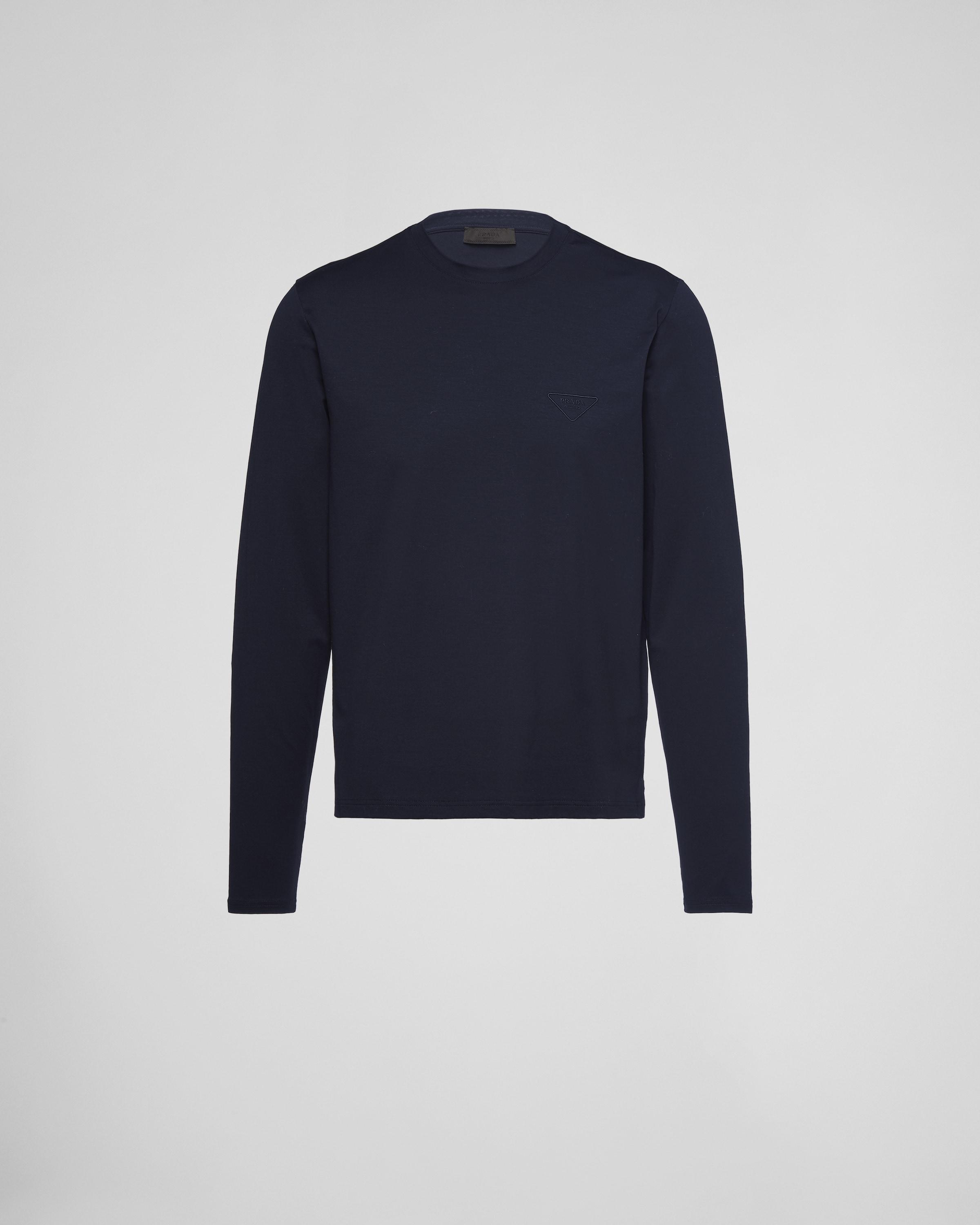 Stretch cotton T-shirt Product Image