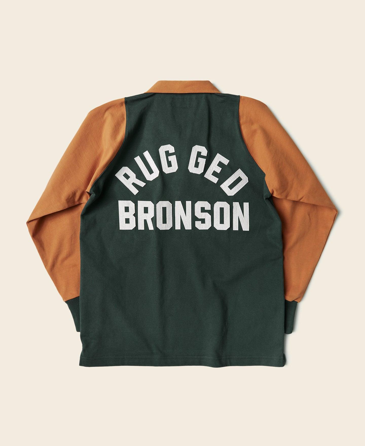 Heavyweight Two-Tone Racing Jersey T-Shirt - Orange/Green Product Image