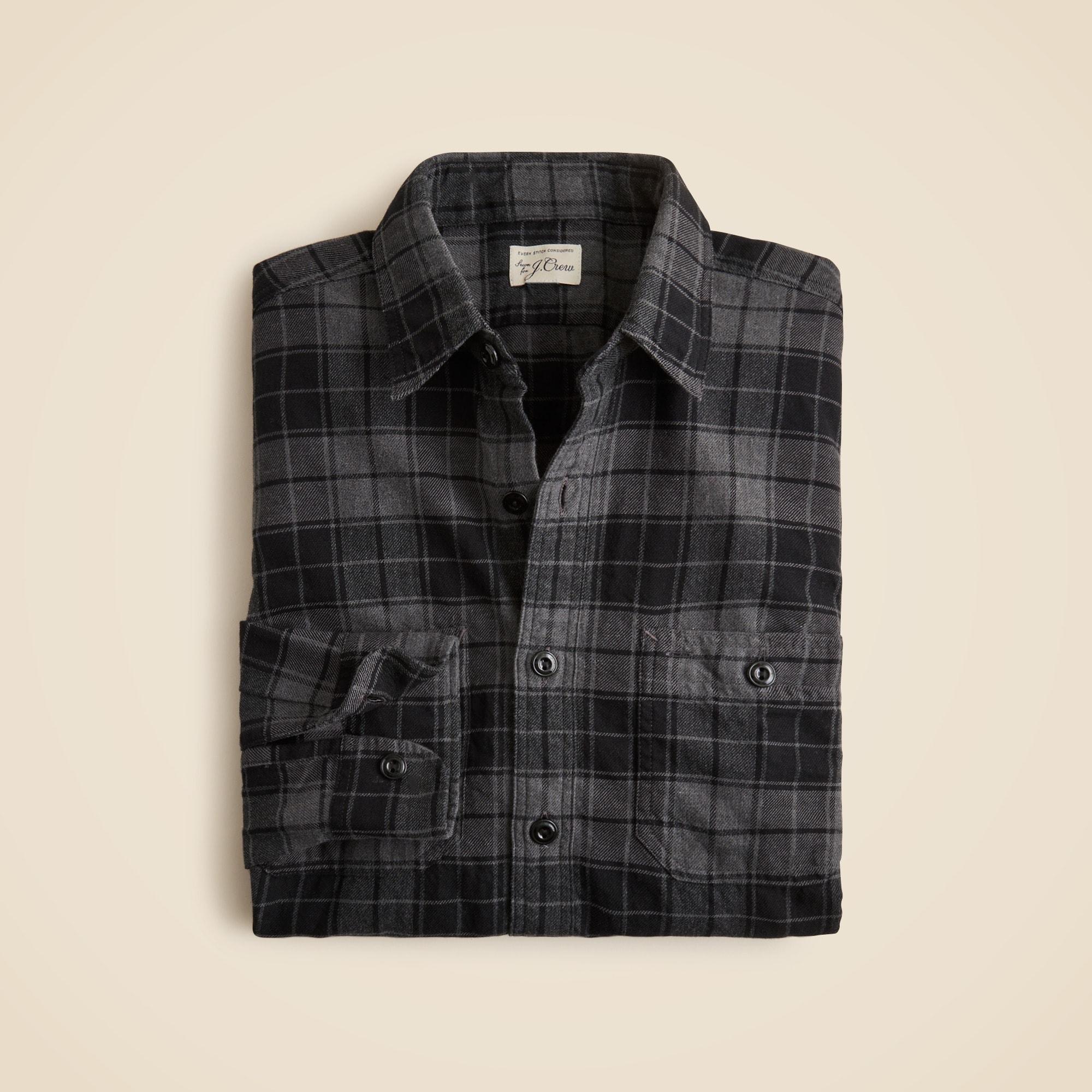 Cotton-hemp blend twill workshirt Product Image