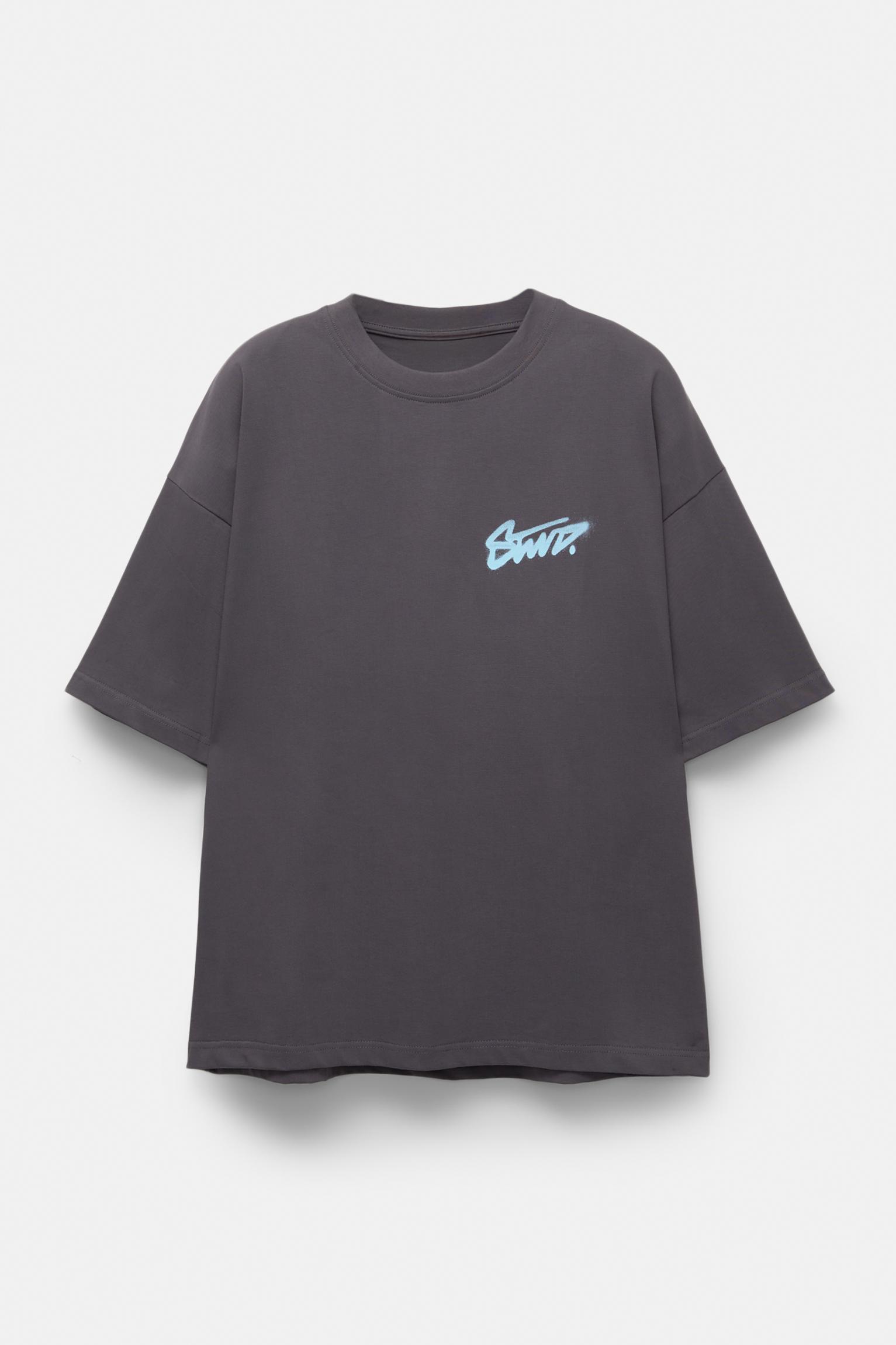 STWD short sleeve T-shirt with graffiti graphic Product Image