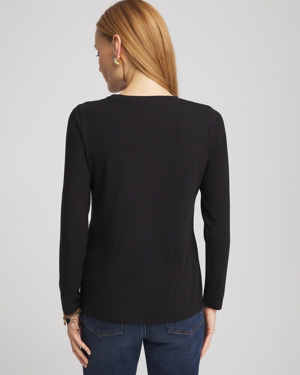 Touch of Cool™ Lace Neck Layering Tee Product Image