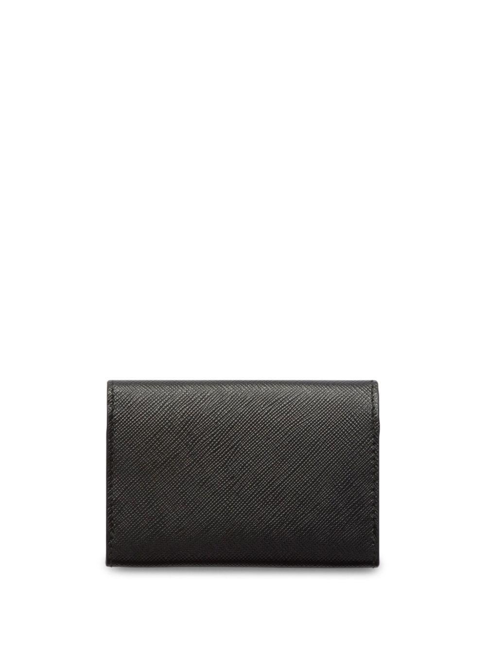 triangle-logo leather cardholder Product Image