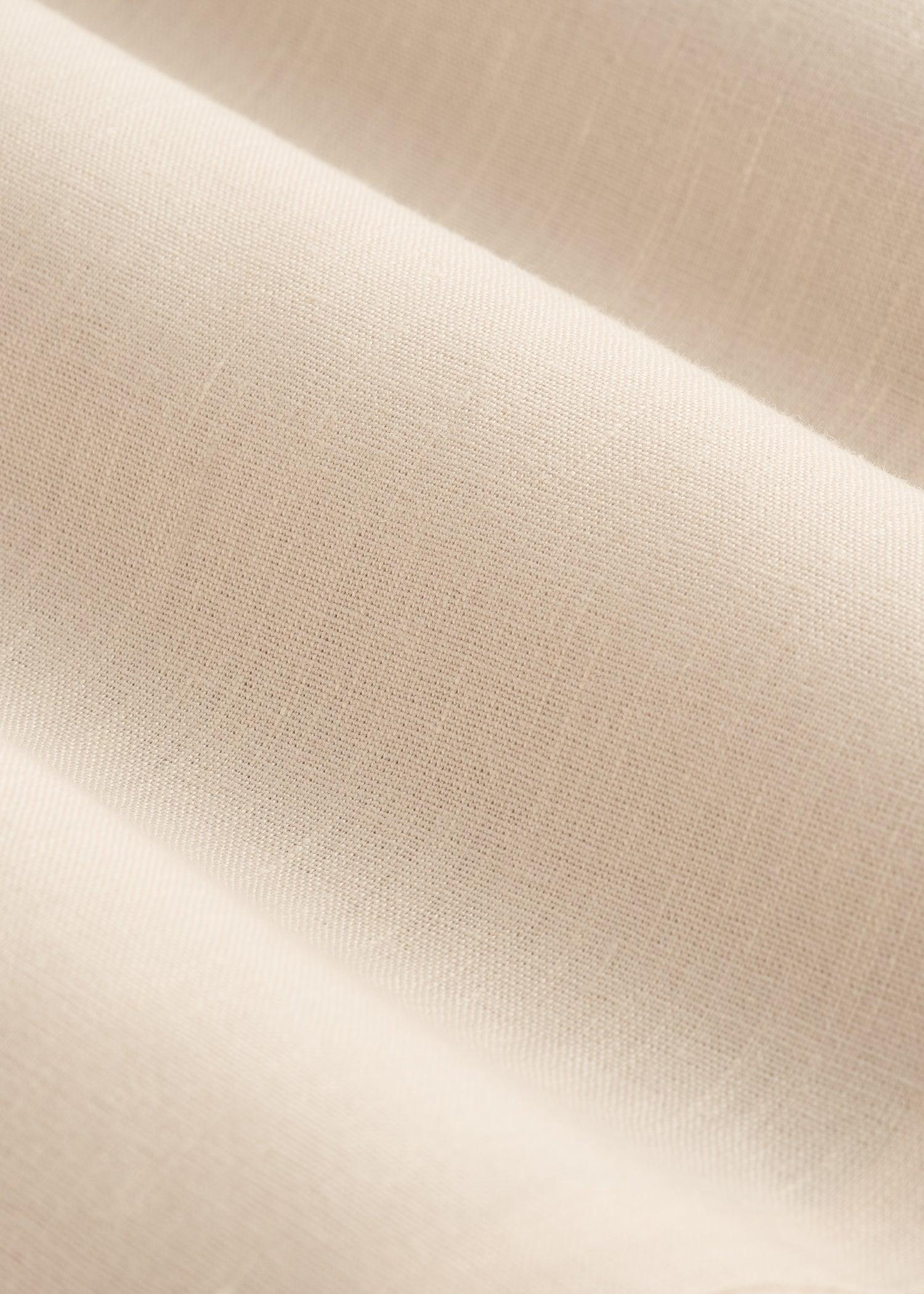 Stretch Linen Blazer for Tall Men in Light Beige Linen Product Image