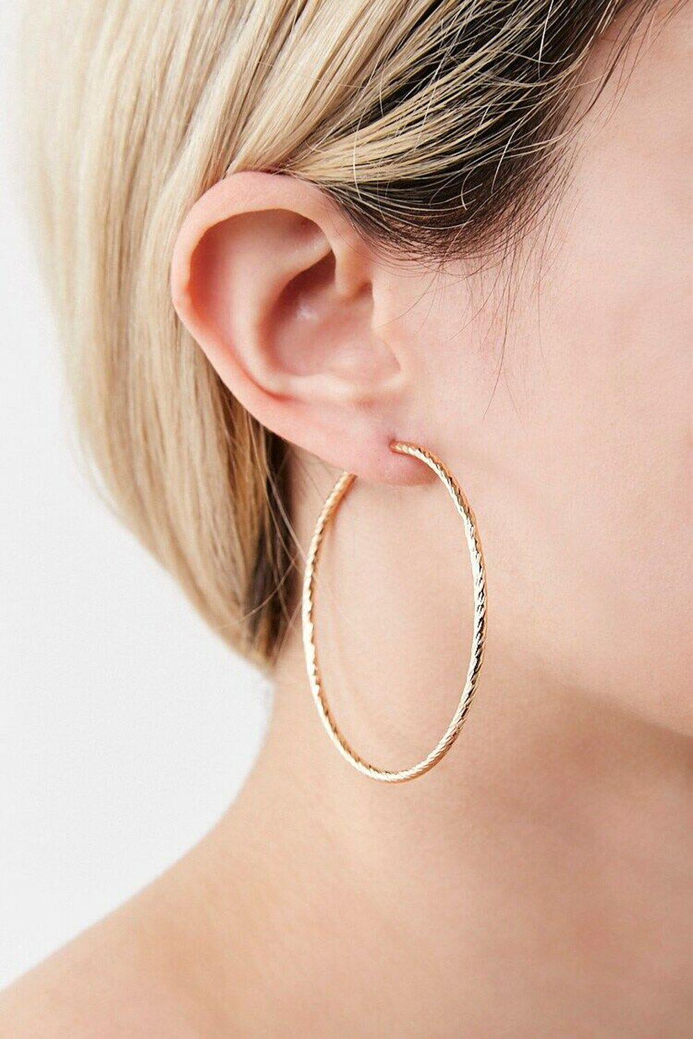 Twisted Hoop Earrings | Forever 21 Product Image