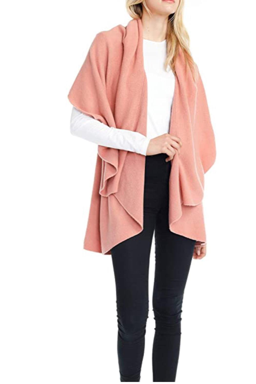 Basic shawl vest Product Image
