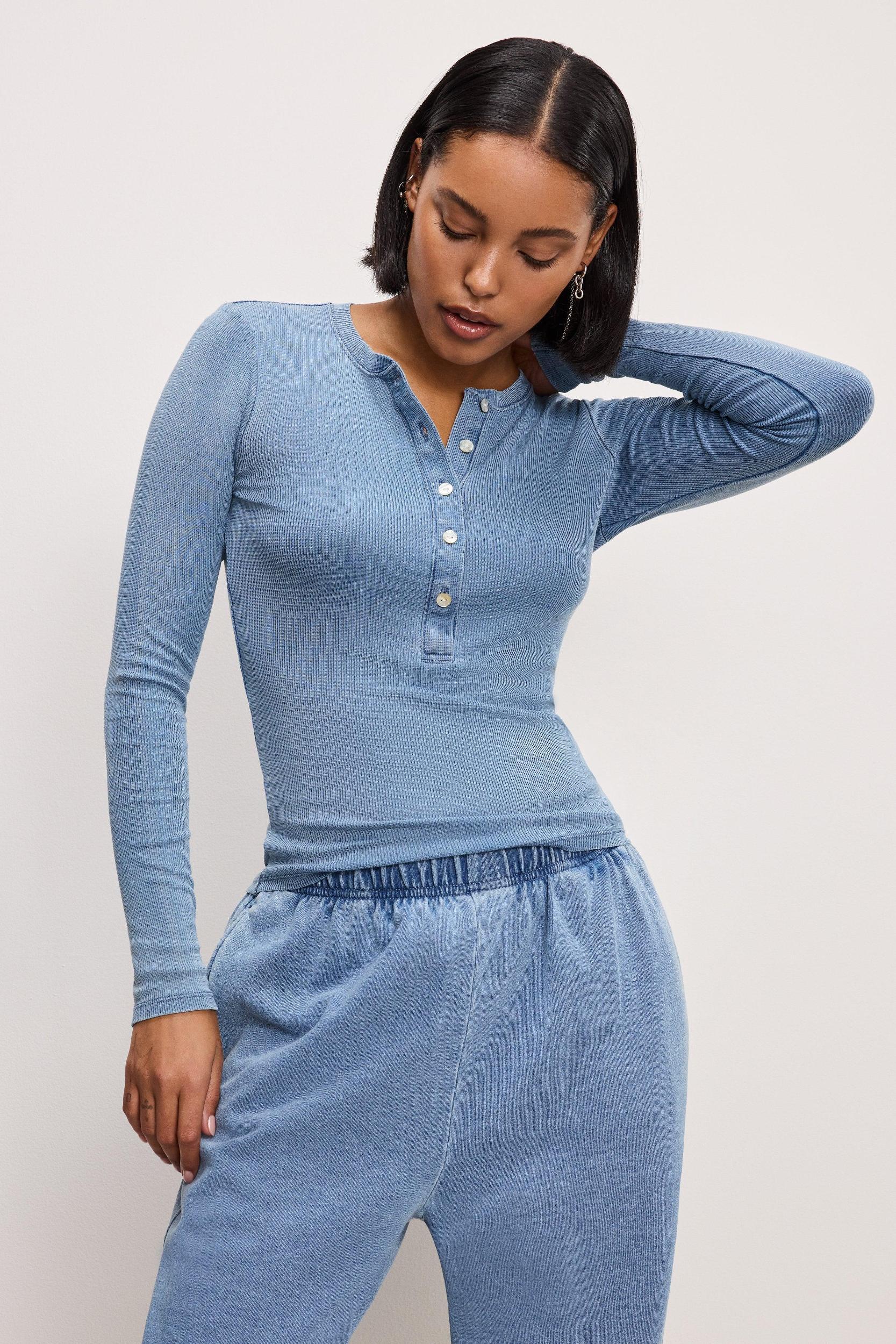 JEANIUS FITTED HENLEY | INDIGO376 Product Image