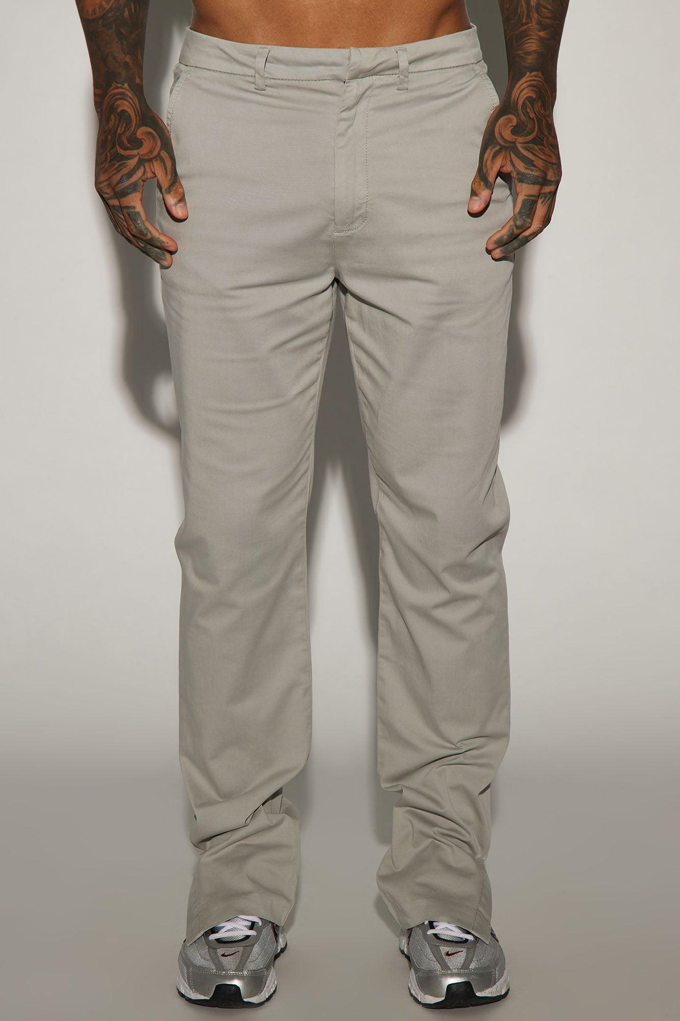 Mac Slim Slit Trousers - Grey Product Image