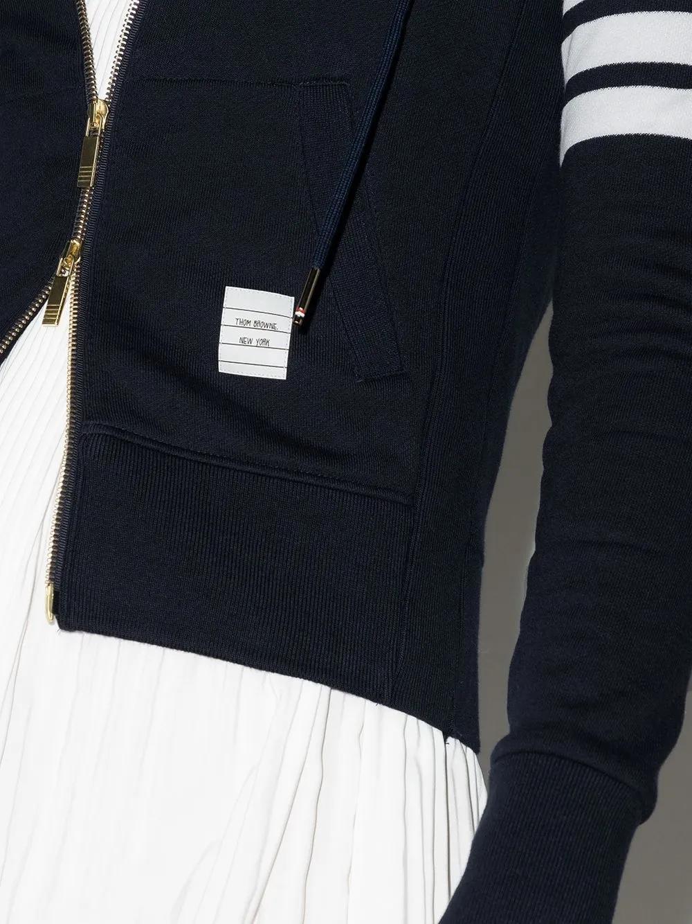 4-Bar stripe hoodie Product Image