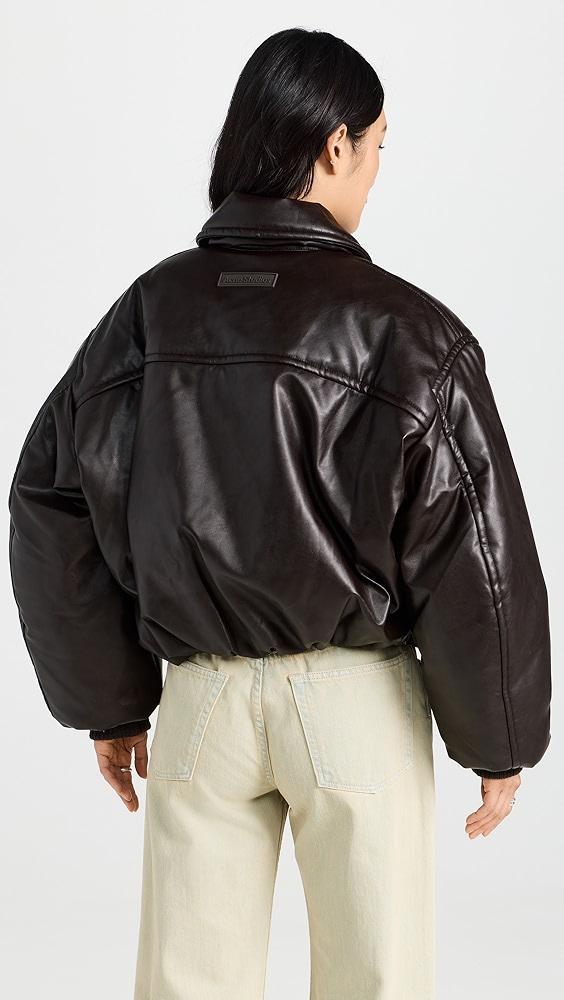 Acne Studios Faux Leather Bomber Jacket | Shopbop Product Image