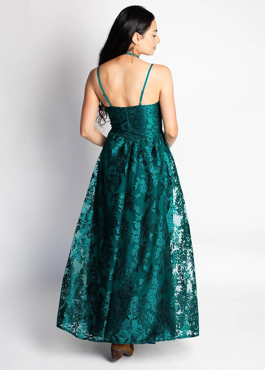 Holli Dress in Ocean Teal Female Product Image