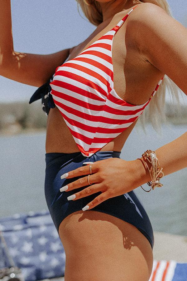 Stars, Stripes, And Everything Nice One Piece Swimsuit Product Image