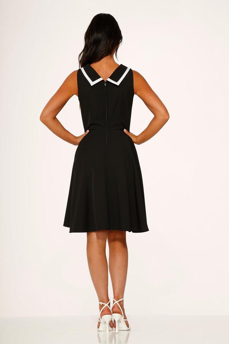 Black & White Swing Dress Product Image