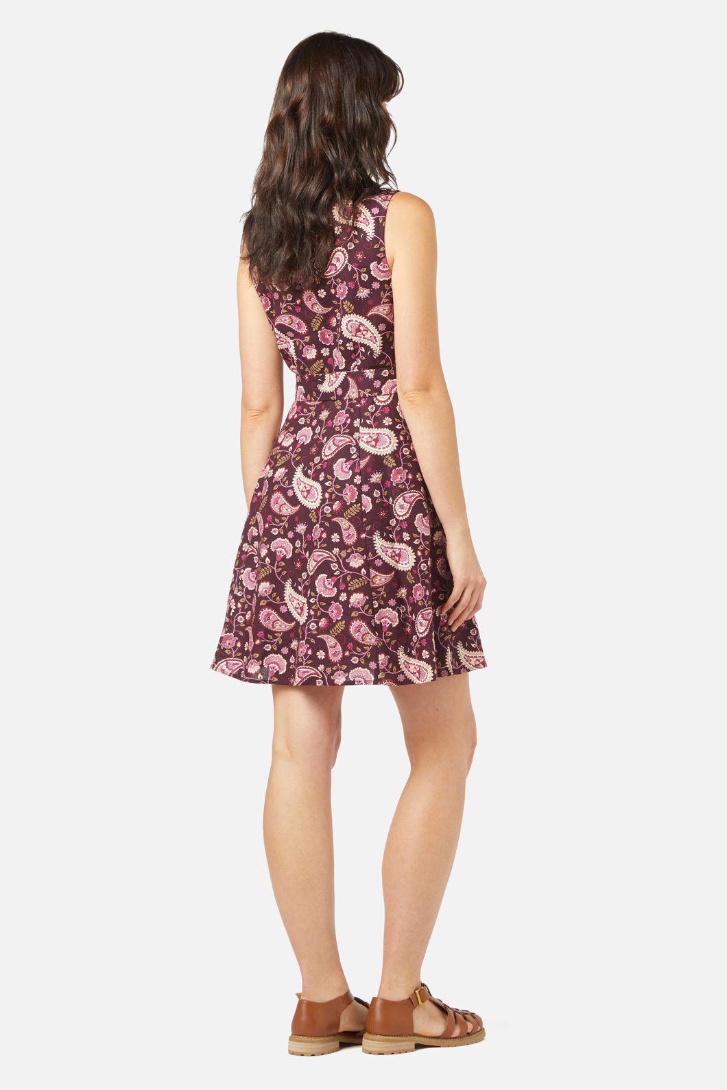 Boho Paisley Mini Dress Product Image