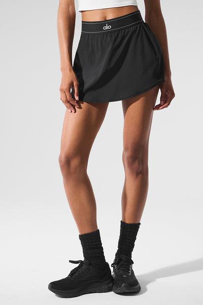 Match Point Tennis Skirt - Black Product Image