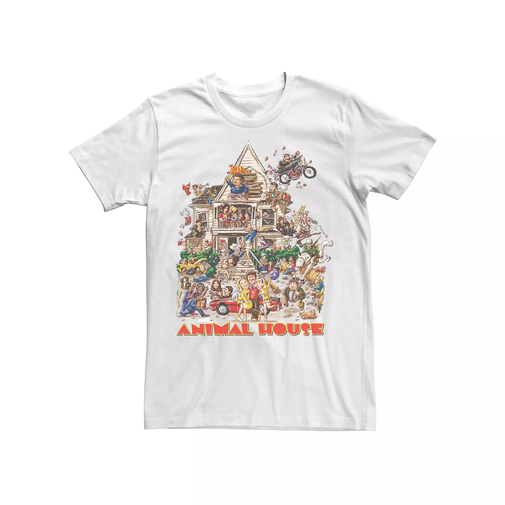 Men's Animal House Wild Rager Tee, Size: XXL, White Product Image
