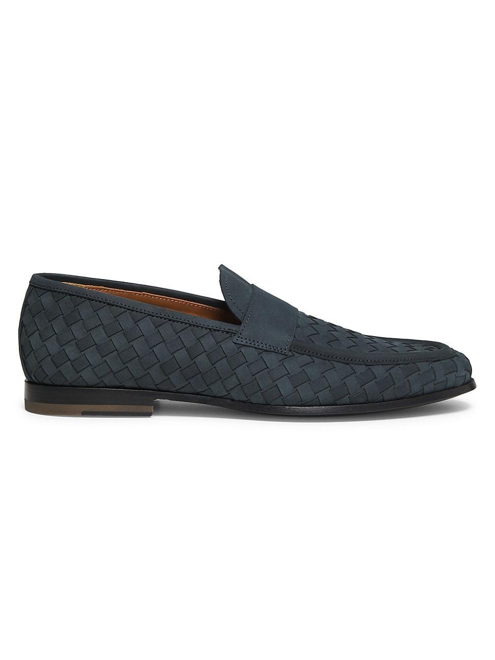 Mens Leather Grain Loafers Product Image