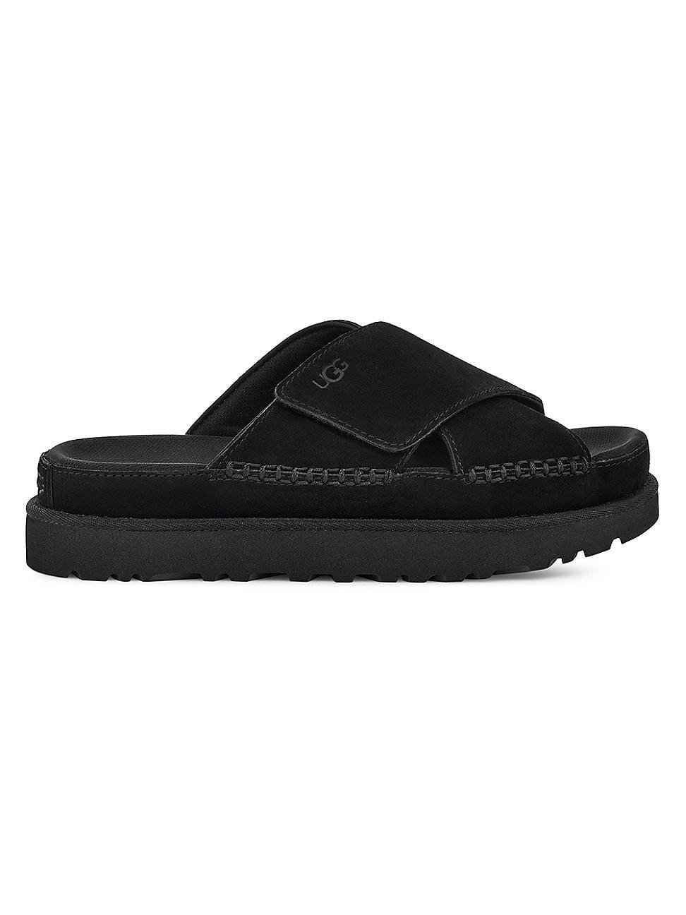 UGG Goldenstar Cross Slide Women's Shoes Product Image