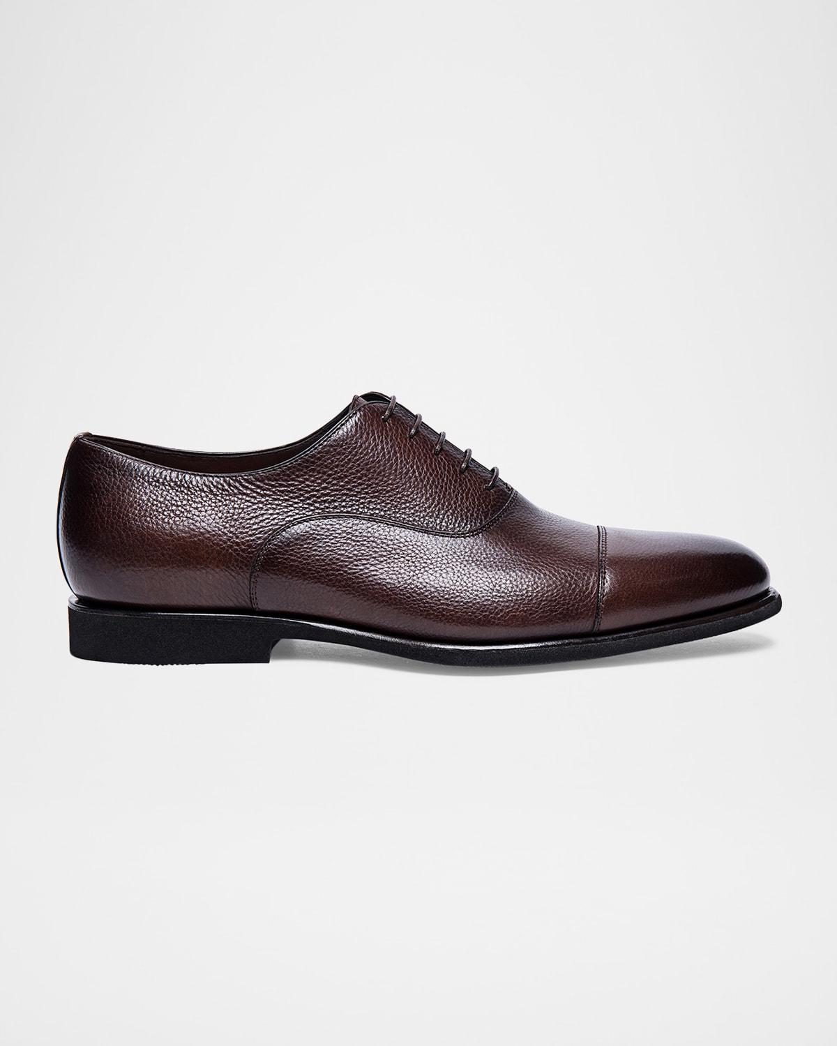 Mens Darian Grained Leather Oxfords Product Image