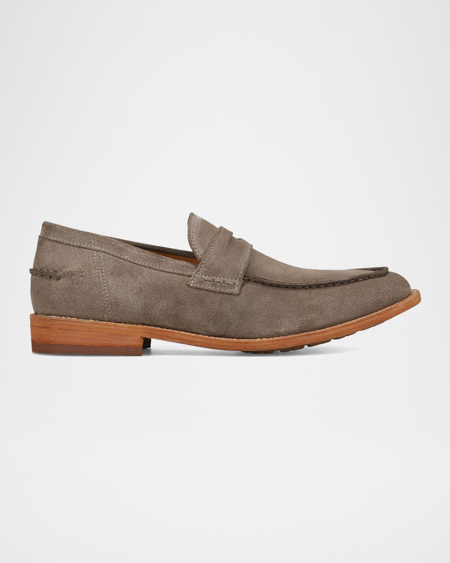 Men's Tyler Flex Suede Penny Loafers Product Image