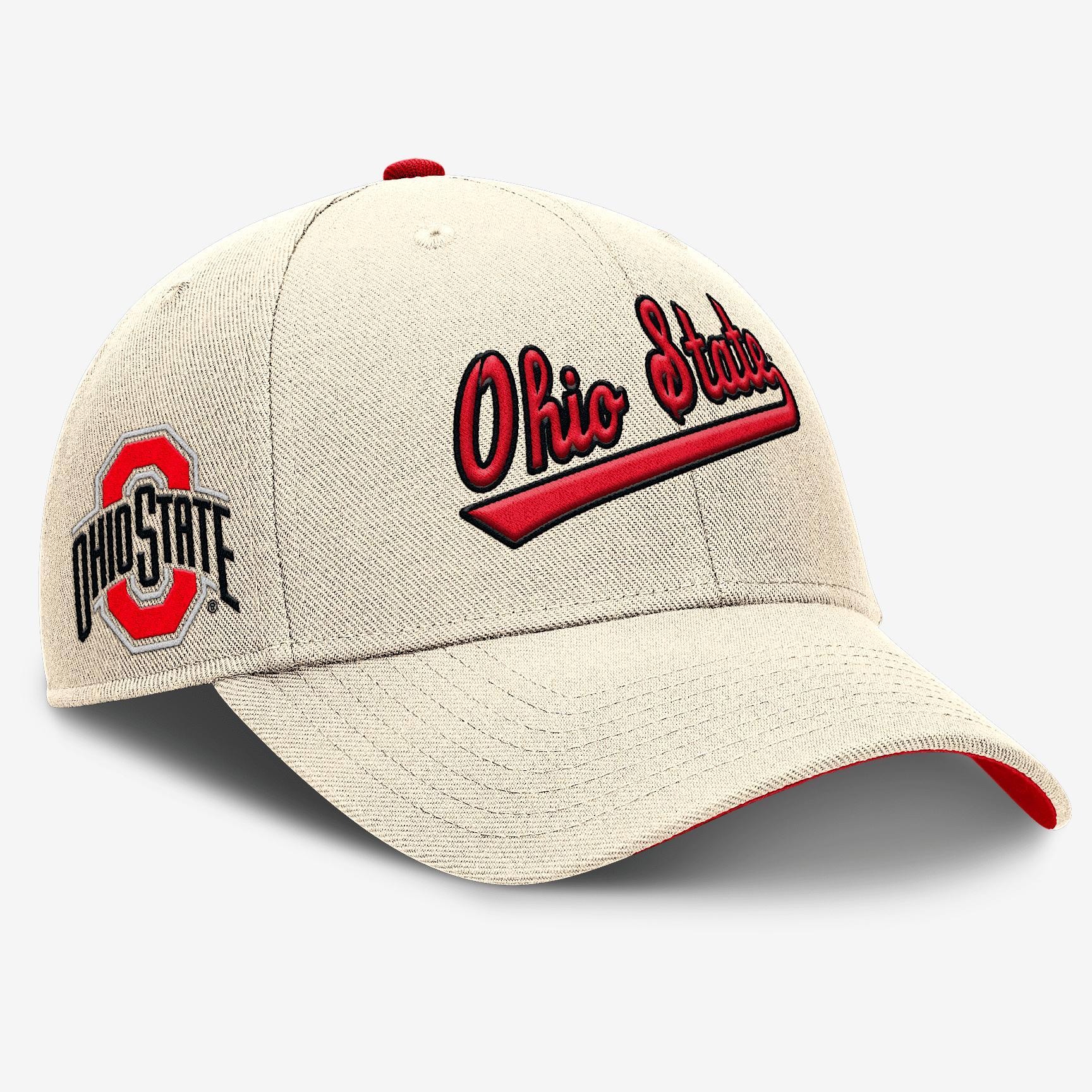 Ohio State Buckeyes Primetime Rise Men's Nike College Adjustable Hat Product Image