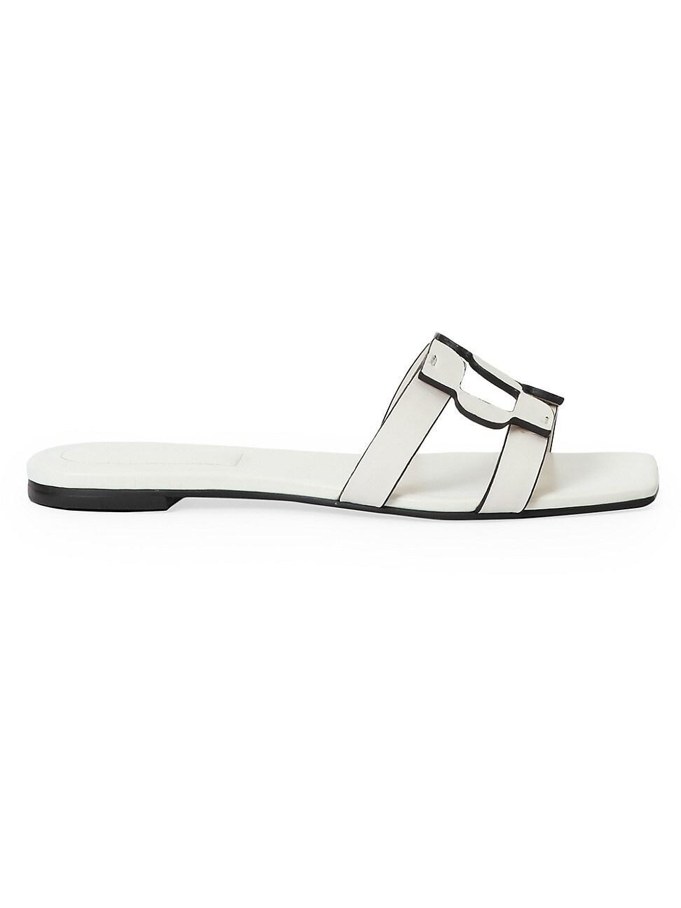 Simkhai Womens Monogram Slide Sandals Product Image