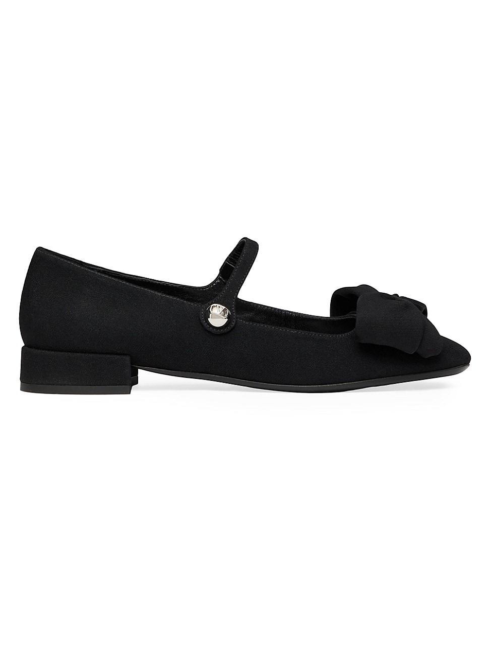 Womens Bowjane 20MM Mary Jane Ballerina in Crepe Fabric Product Image