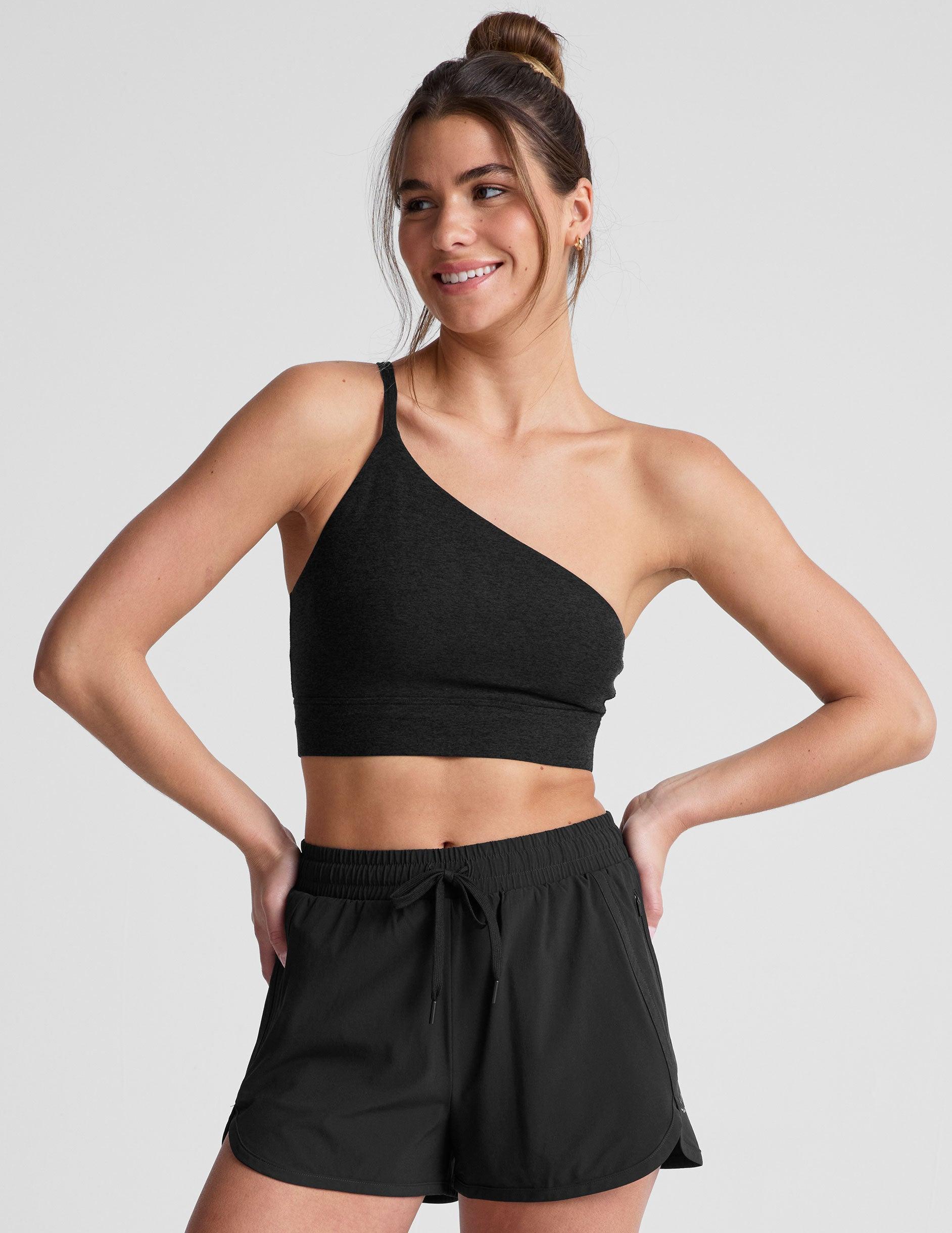 Spacedye One Shoulder Long Line Bra Product Image