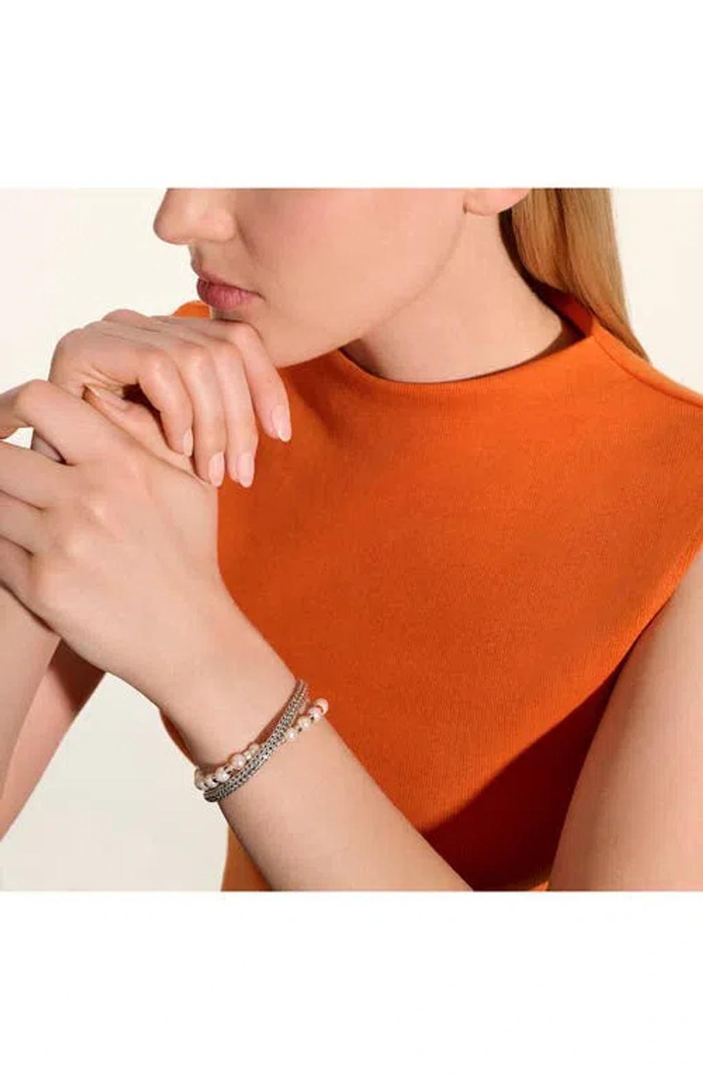 JOHN HARDY Jh Essential Pearl Wrap Bracelet, Sterling Silver Product Image