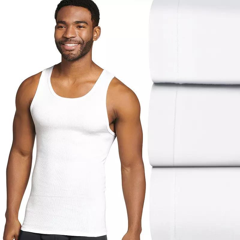 Big & Tall Jockey 3-pack Big Man Classic Tank Top A-Shirts, Mens Product Image