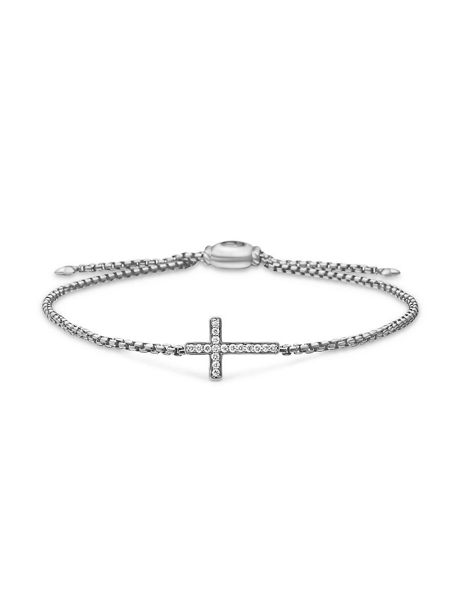 David Yurman Pave Cross Bracelet with Diamonds Product Image
